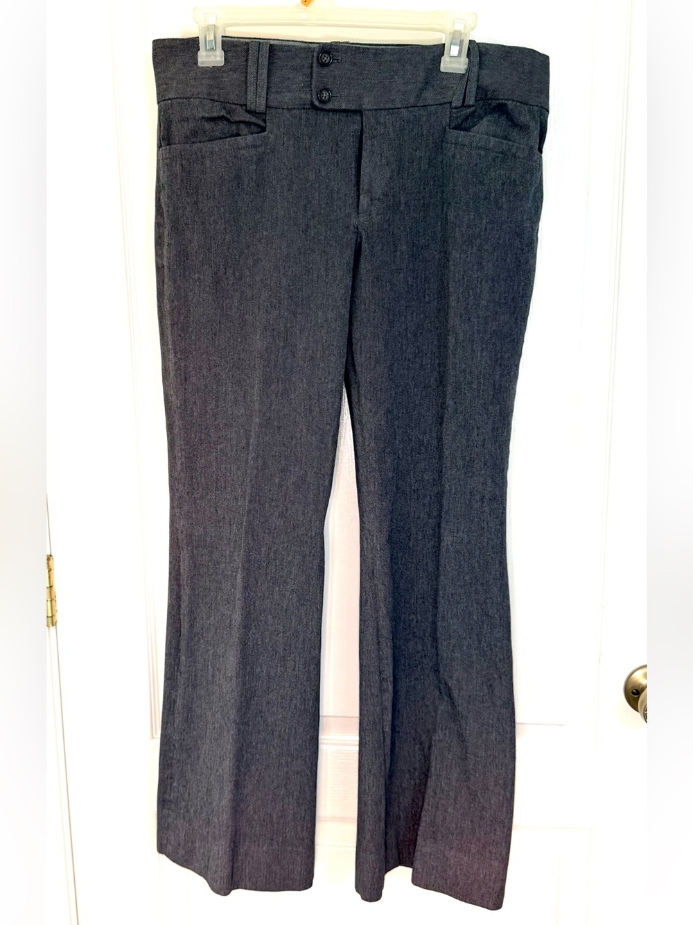Banana Republic Sloan fit trouser grey career dress stretch pants. Size 12.